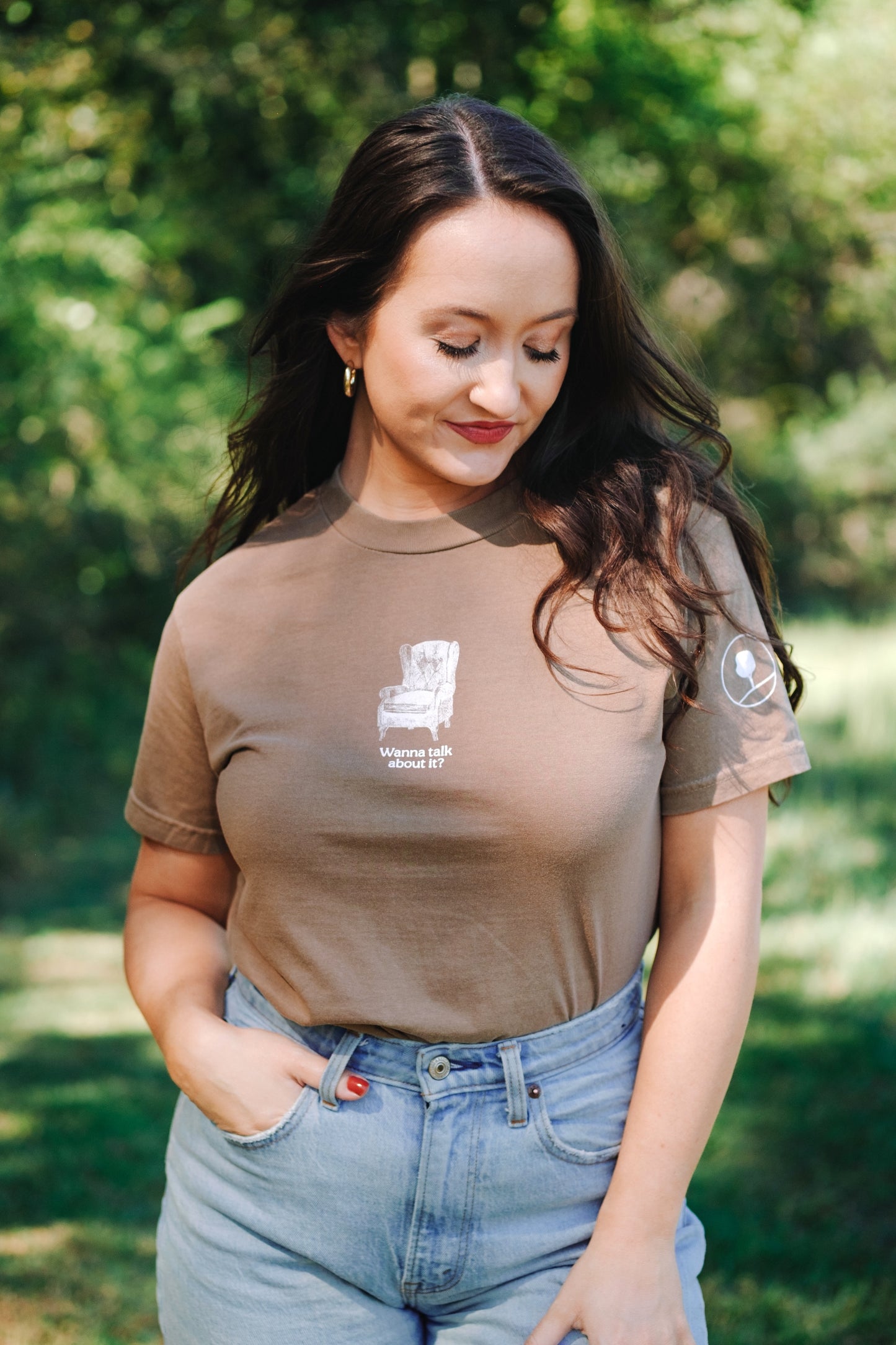 Wanna Talk About It? Heavyweight Tee