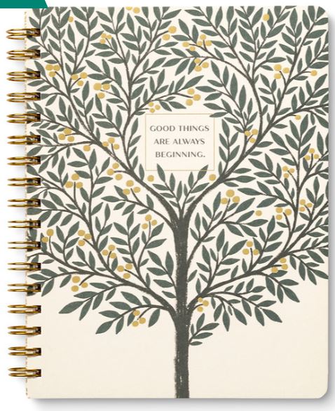 Good Things Are Always Beginning - Wire-O Notebook