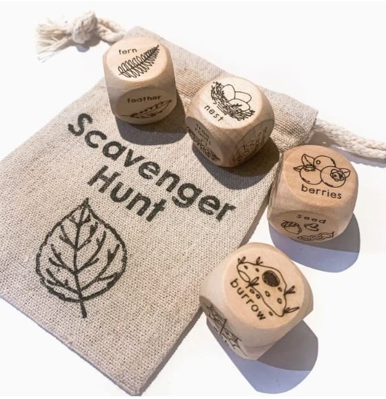 Forest Scavenger Hunt Dice by Tree Fort Toys