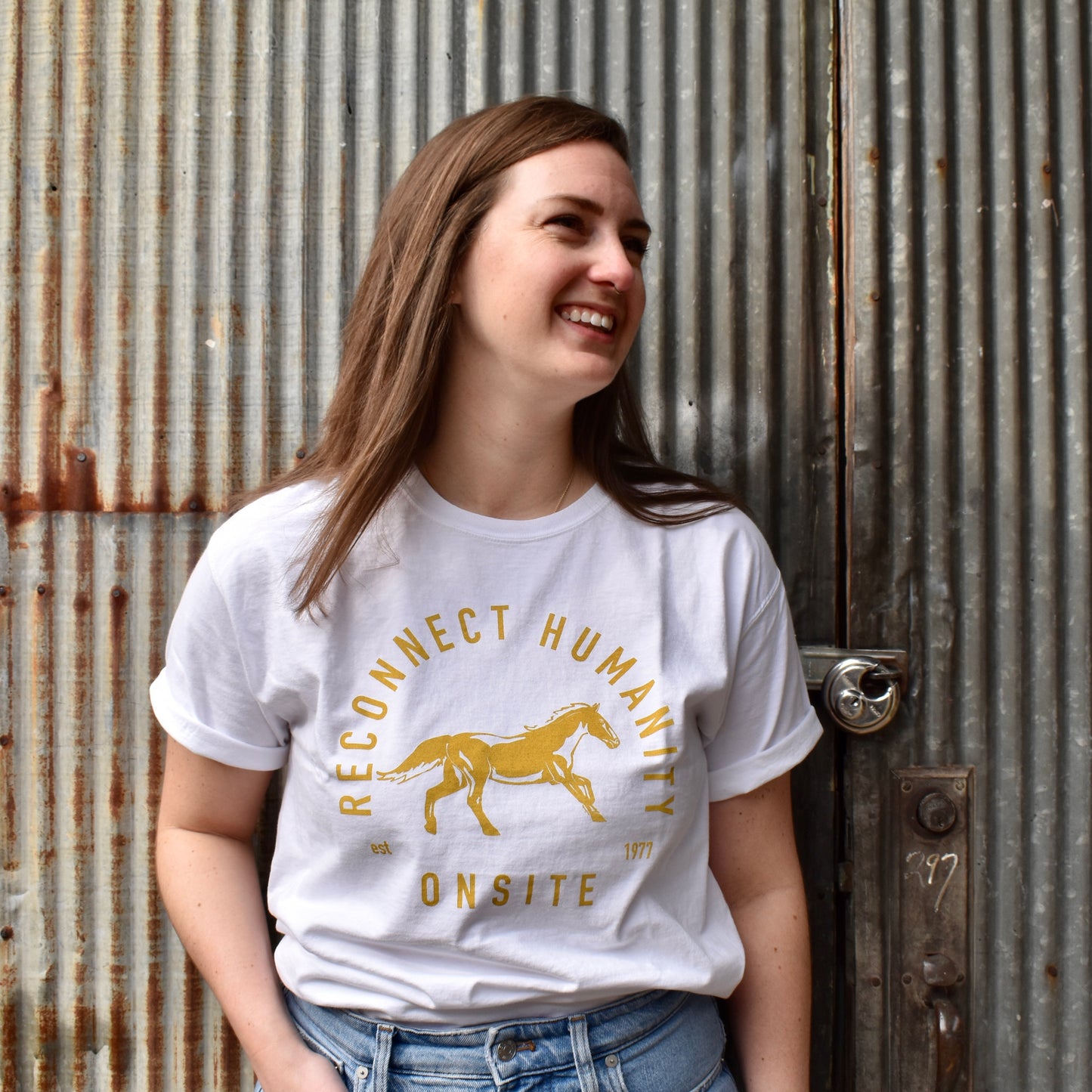 Reconnect Humanity Crew Neck T-Shirt