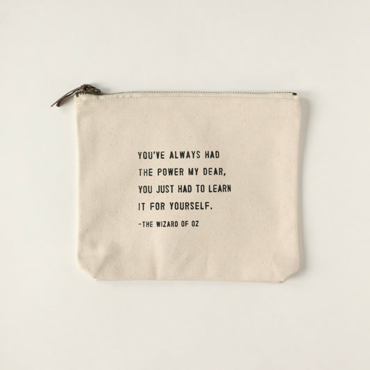 Canvas Zip Bag - Sugarboo