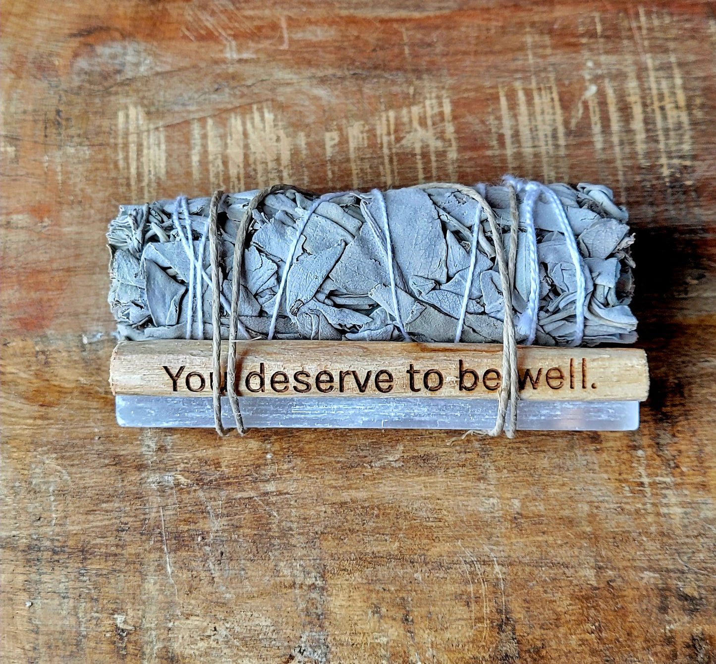 Palo Santo Sage Selenite Smudge Bundle