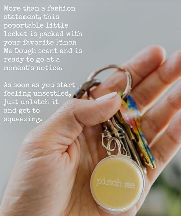 Pinch Me Therapy Dough - Clip On Locket