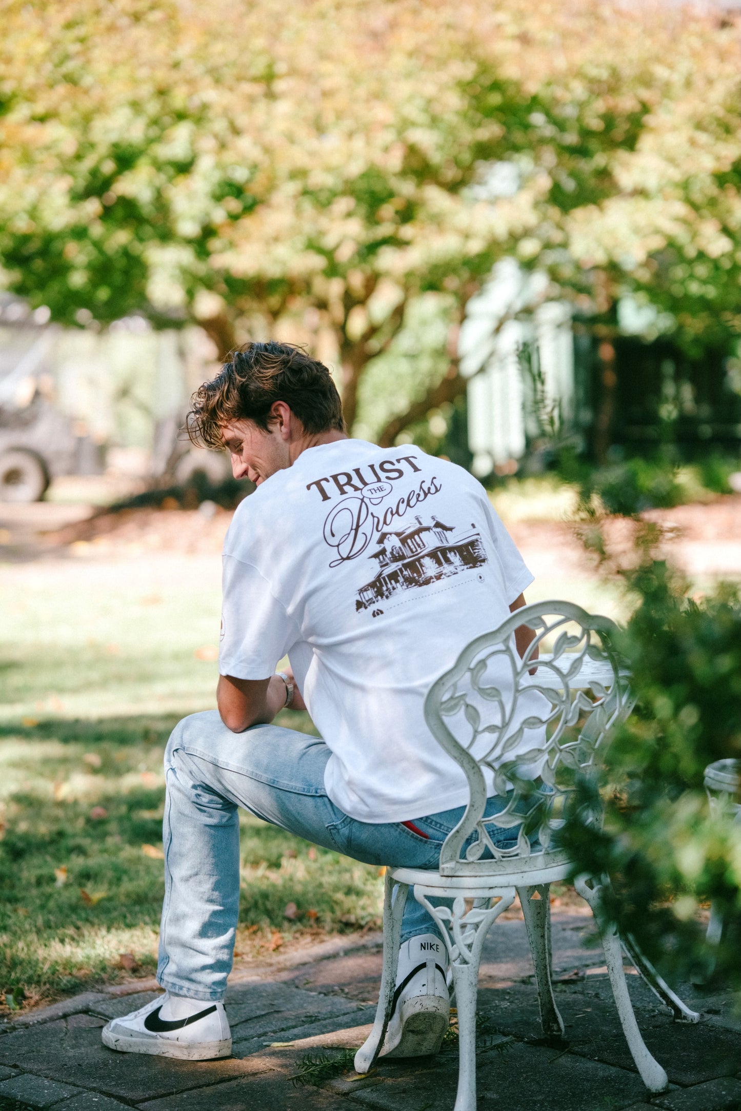 Trust the Process - Drouillard House Beefy Retro Tee