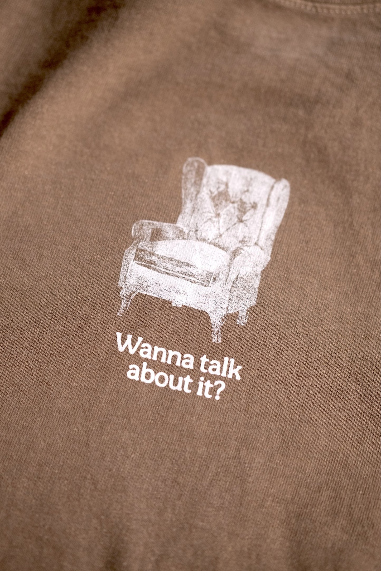 Wanna Talk About It? Heavyweight Tee