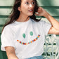 Feelings Are Friends Heavyweight Tee - White with Multi-Color Text