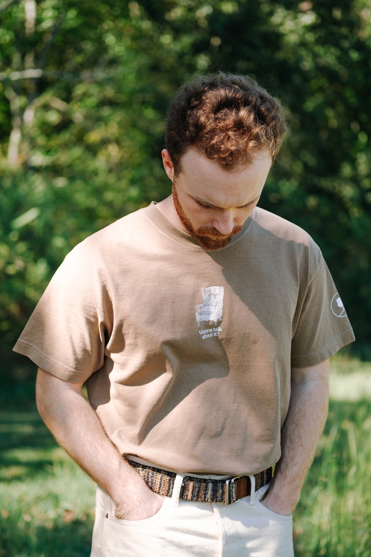 Wanna Talk About It? Heavyweight Tee