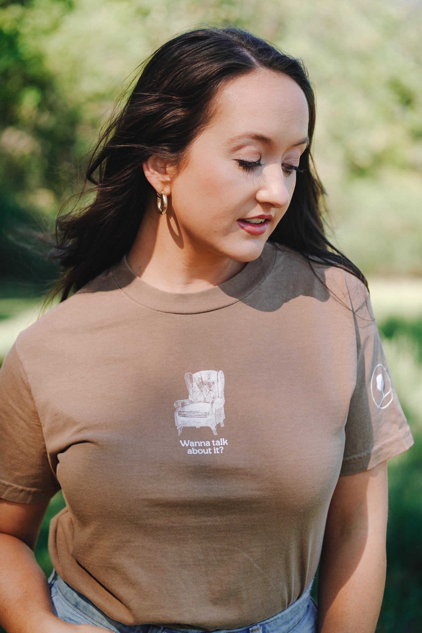 Wanna Talk About It? Heavyweight Tee