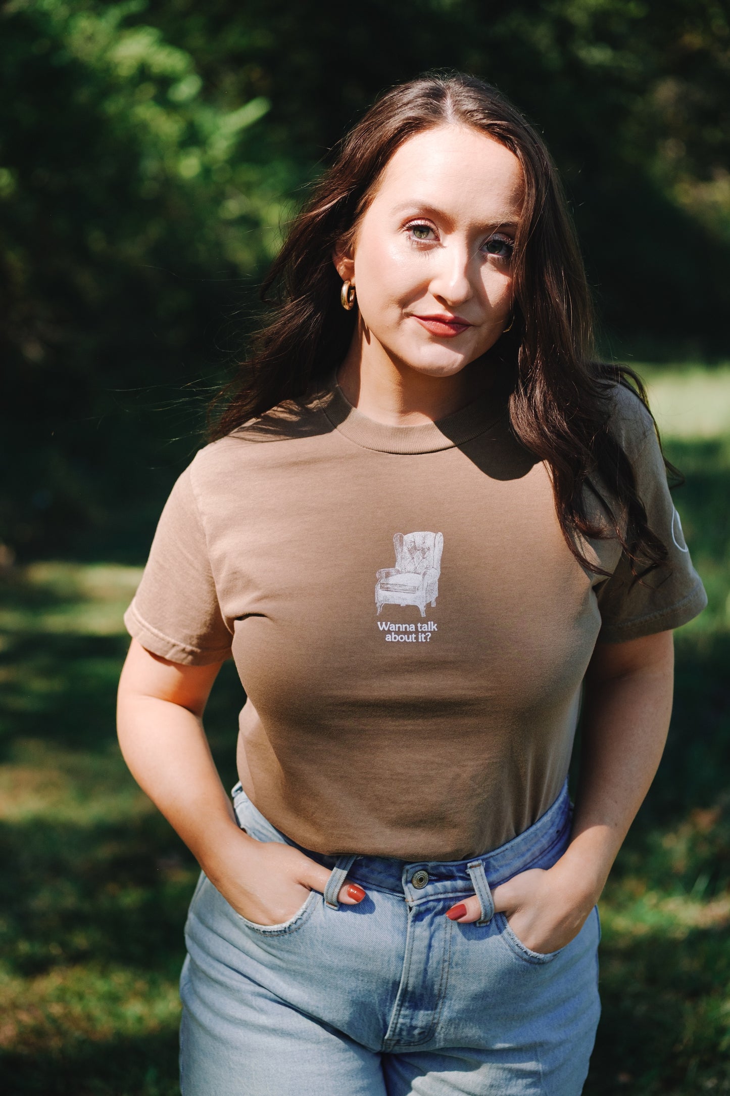 Wanna Talk About It? Heavyweight Tee