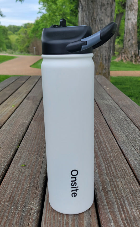 Onsite Water Bottle - SIC 27oz White