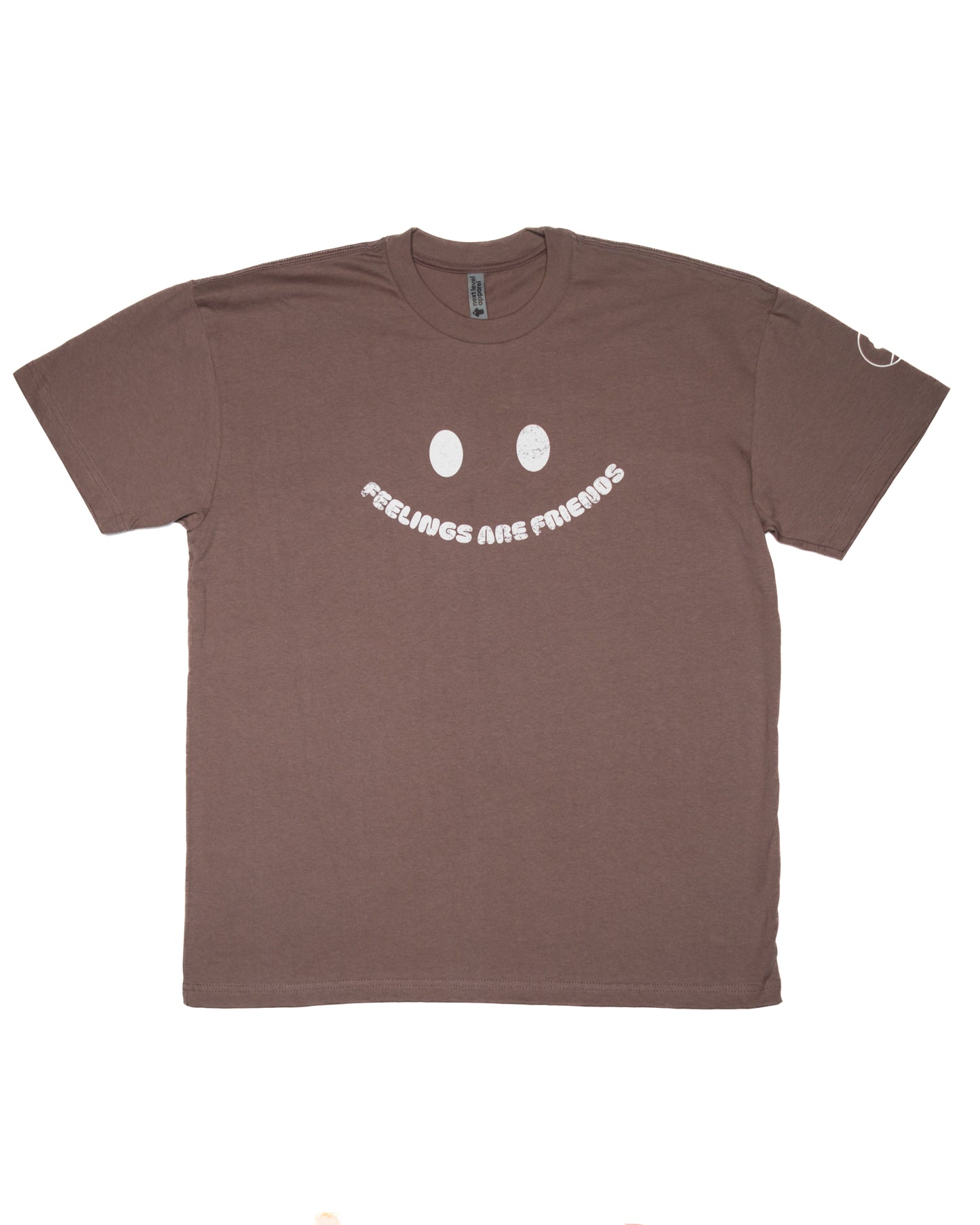 Feelings Are Friends Heavyweight Tee - Shitake