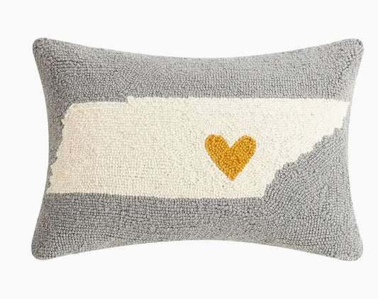 Heart in Tennessee Hook Pillow