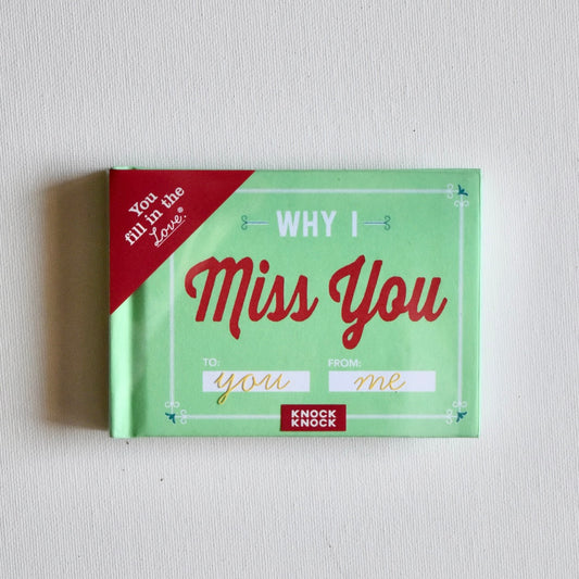 Fill in the Love Gift Book - Why I Miss You