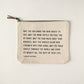 Canvas Zip Bag - Sugarboo